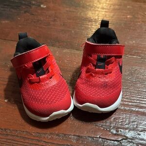 Nike Kids Red and Black Sneakers